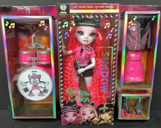 Rainbow High Neon Shadow Mara Pinkett Fashion Doll W Two Outfits And Accessories