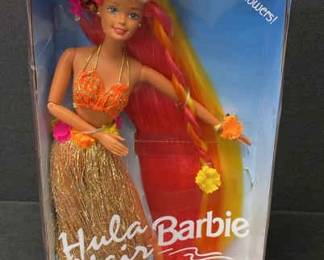 Hula Hair Barbie Doll