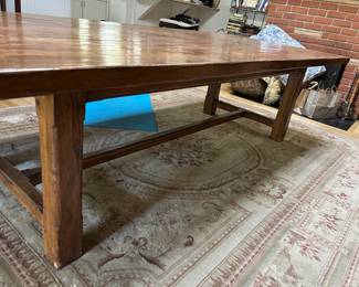 9 feet long by 4 feet wide and 30" tall.