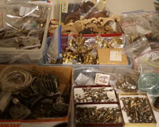 Vintage hardware and keys