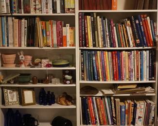 Collector books and cookbooks
