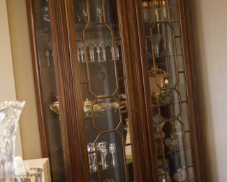 Mahogany china cabinet