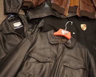 Men's leather jackets