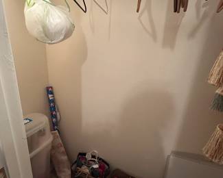 gift bags, wrapping paper 