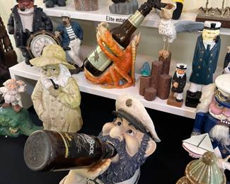 Whimsical Sailor figures . Lots of Light houses