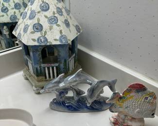 Birdhouse and fish