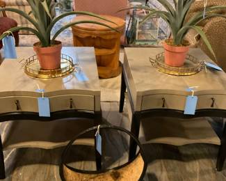 Two Brass Trays under the Yucca Plants have sold.