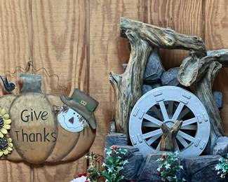 Waterfall & Fall Decor