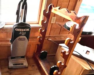 Gun Rack & 1 of the Vacuums