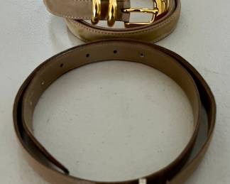 Rodier and Gucci belts