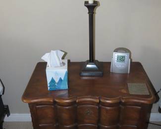 Two drawer nightstand.