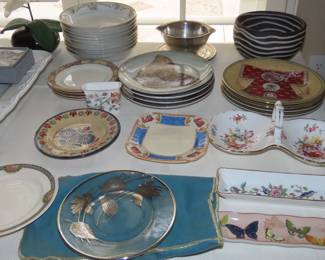 Bone china from Japan, USA, England, Italy.