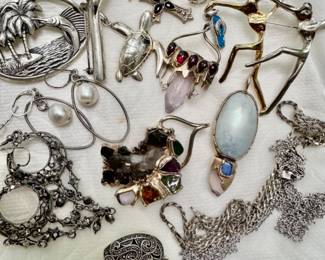 Sterling designer and Hawaiian jewelry