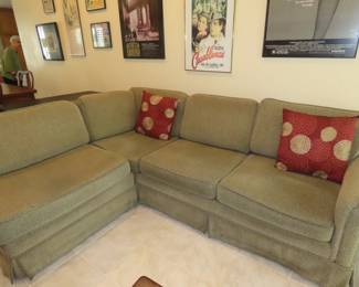 Sectional sofa.