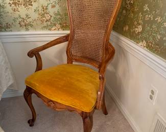 Bernhardt Hibriten Cane-Back Dining Chairs (2 Armchairs & 6 Side Chairs)