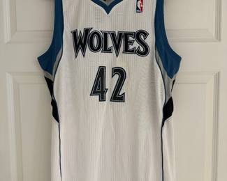 Adidas Minnesota Timberwolves / Kevin Love #42 Autographed Jersey Size XL + 2 (Front)