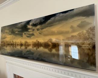 Mounted "Mirrored" Landscape Photograph