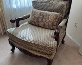 Haverty's Upholstered Armchair (35"W x 38"D x 38" Back Height)
