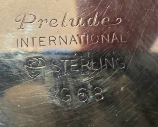 Sterling Silver Prelude International 4pc Tea Set (1543 grams total)