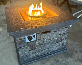 Propane Powered Fire Pit (Working Condition)