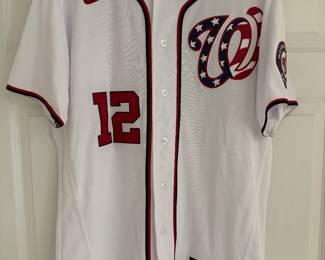 Nike Washington Nationals / Kyle Schwarber #12 Autographed Jersey Size 48 NEW / TAGGED (Front)
