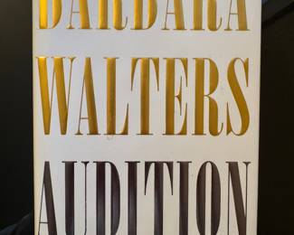 "Audition, A Memoir" Autographed by Barbara Walters