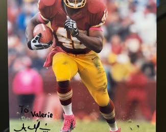 Washington Redskins Alfred Morris Autographed Photograph