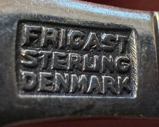Danish Crown by Frigcast of Copenhagen Sterling Silver Flatware Set (3068 Grams + Handled Pieces)