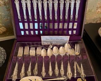 Reed & Barton Silver Plate Flatware Set