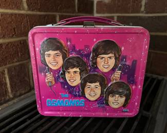 Vintage 1973 Metal/Tin "The Osmonds" Lunchbox no thermos (Front)