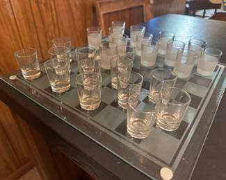 Shot Glass Checkers Set