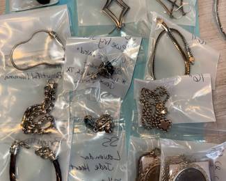 Sterling Silver Necklaces & Earrings