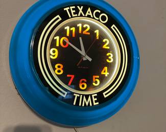 Texaco Clock