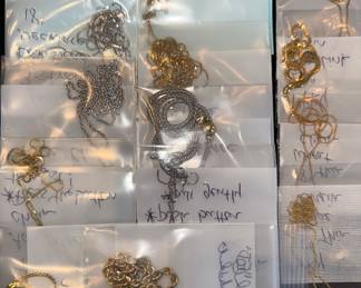 Selection of Gold Chains