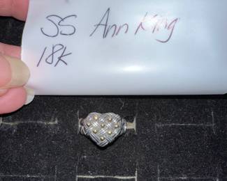 Sterling Silver & 18K Ann King