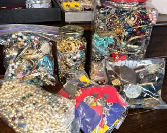 Mixed Jewelry Jars & Bags