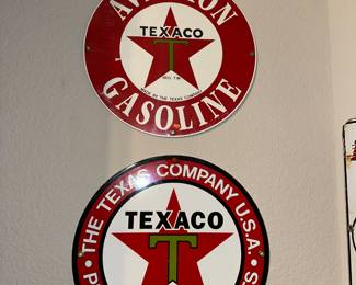 Texaco Metal Signs