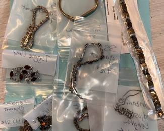 Sterling Silver Bracelets with Gemstones