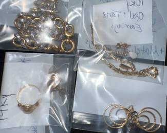 Selection of Gold Jewelry
