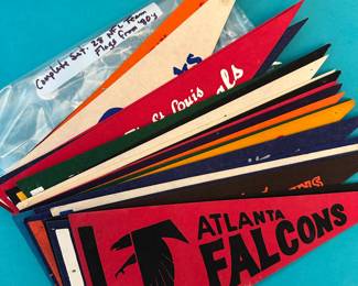 Vintage NFL Flags - full set