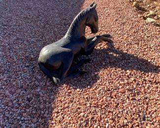 Faul Horse with Bronze Finish
24”H x 58”W