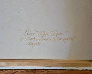 Signature on back