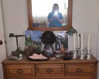 5 Drawer Dresser- Mirror - Home Decor 