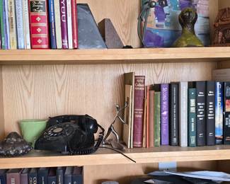 Old Rotary Telephone - Books - Bookends
