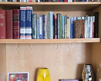 Books - Piece of Uranium Vaseline Glass - Face Vases