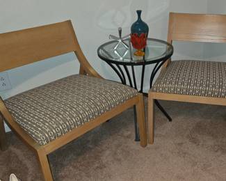 2 Side Chairs - We actually have 3. Side Table