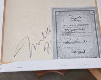 Certificate of Authencity on back