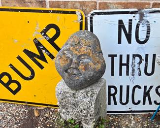Happy Fella - Vintage Metal Street Signs