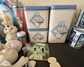 Pillsberry doughboy canisters