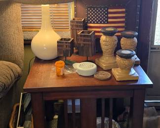 Farmhouse End Table - Home Decor